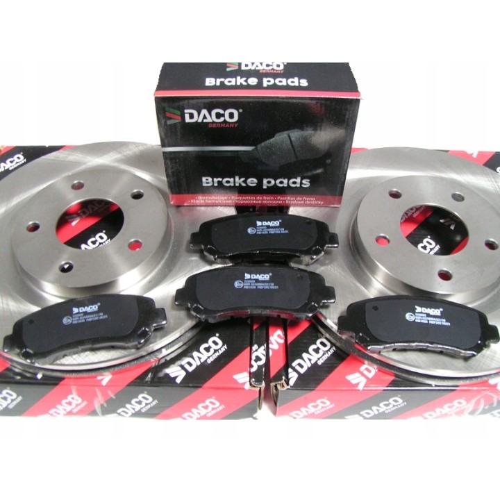 TARCZE + KLOCKI PRZÓD do Nissan Qashqai J10 X-Trail II T31 296mm