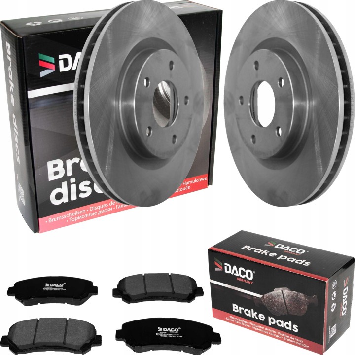 TARCZE + KLOCKI PRZÓD do Nissan Qashqai J10 X-Trail II T31 296mm