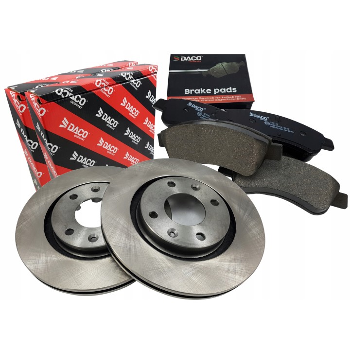 TARCZE + KLOCKI PRZÓD do Nissan Qashqai J10 X-Trail II T31 296mm