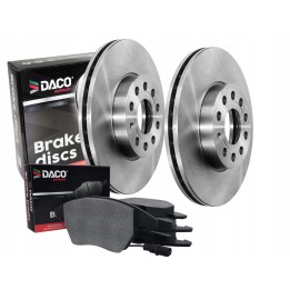 2x TARCZA HAMULCOWA PRZÓD + KLOCKI GOLF V VI OCTAVIA II A3 8P LEON 288MM