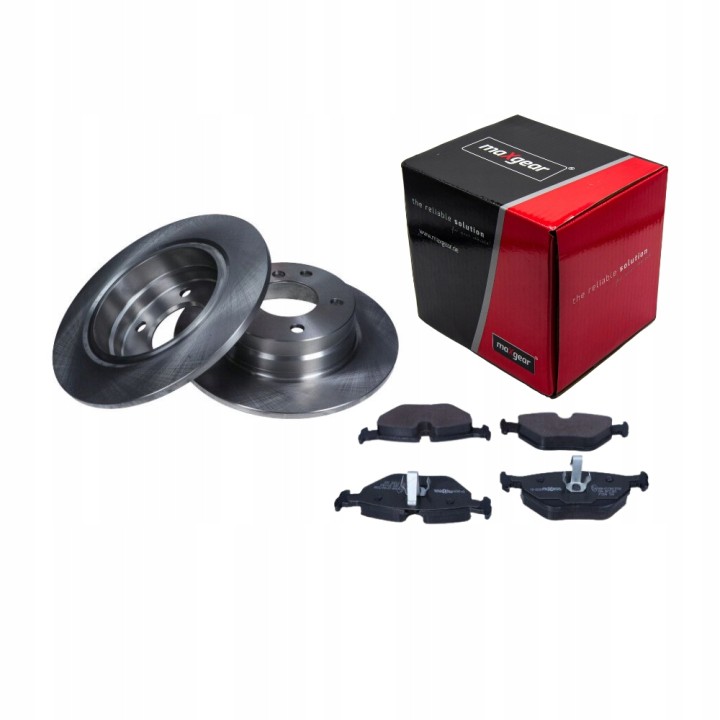TARCZE + KLOCKI TYŁ DO BMW 3 E36 E46 316 318 PEŁNE 280MM