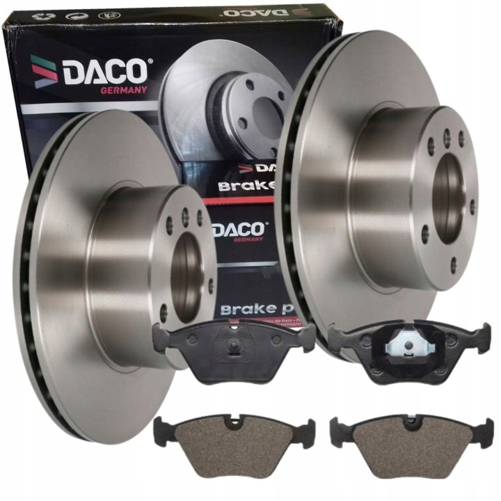 TARCZE + KLOCKI PRZÓD do BMW 5 E39 520 523 525 525D 528I - 296mm
