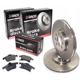 TARCZE + KLOCKI PRZÓD OPEL ASTRA H MERIVA A COMBO C 4 ŚRUBY 280mm