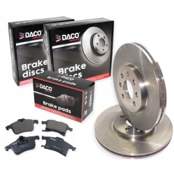 TARCZE + KLOCKI PRZÓD OPEL ASTRA H MERIVA A COMBO C 4 ŚRUBY 280mm