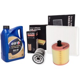OLEJ 5L 5W30 ELF FE FILTRY ZESTAW FILTRÓW OPEL ASTRA K 1.0 1.4 Turbo