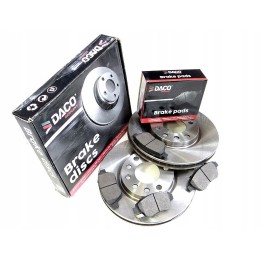 TARCZE + KLOCKI PRZÓD ZESTAW OPEL CORSA D 257mm
