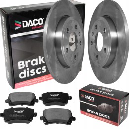 2X TARCZA HAMULCOWA + KLOCKI TYŁ AUDI A4 B7 SEAT EXEO 288MM PEŁNA