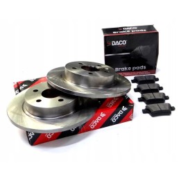2x TARCZE + KLOCKI TYŁ FORD MONDEO III MK3 LIFT 04