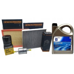 ZESTAW FILTRÓW + OLEJ 5L. GM do OPEL MERIVA A 1.4 1.6 1.8 16V