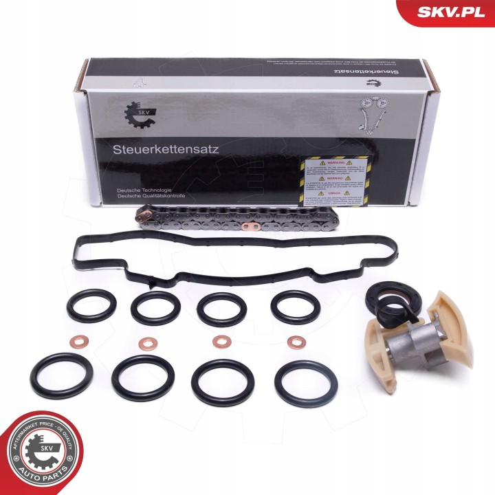 ZESTAW ŁAŃCUCHA ROZRZĄDU NAPĘD WAŁKÓW FORD CITOREN PEUGEOT VOLVO 1.6 TDCI