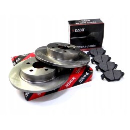 2SZT TARCZE + KLOCKI TYŁ TYLNE FORD MONDEO III MK3