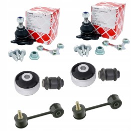 4x TULEJA WAHACZA 2X SWORZEŃ 2X ŁĄCZNIK STABILIZATORA VW SEAT SKODA AUDI