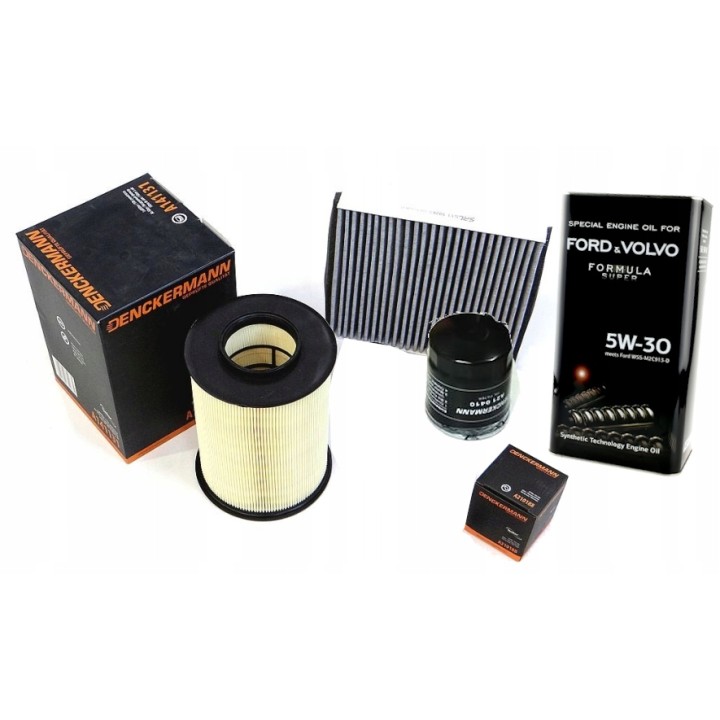OLEJ 5L 5W30 3X FILTRY FORD FOCUS II C-MAX 1.4 1.6 16v