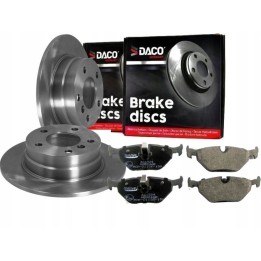 TARCZE + KLOCKI TYŁ DO BMW 3 E36 E46 316 318 PEŁNE