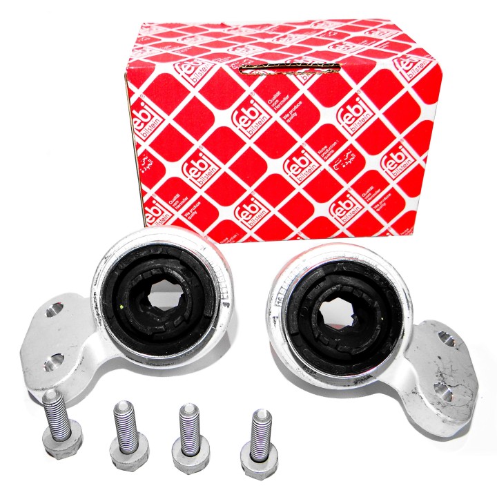 FEBI TULEJE WAHACZA BMW 3 E46 Z4 E85 KOMPLET PRZÓD 2SZT