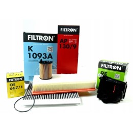 FILTRON ZESTAW FILTRÓW PEUGEOT 307 308 1007 CITROEN C2 C3 C4 1.6HDi