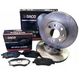 TARCZE + KLOCKI PRZÓD ZESTAW OPEL CORSA C 240mm