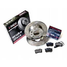 TARCZE + KLOCKI TYŁ FORD GALAXY VW SHARAN 268MM
