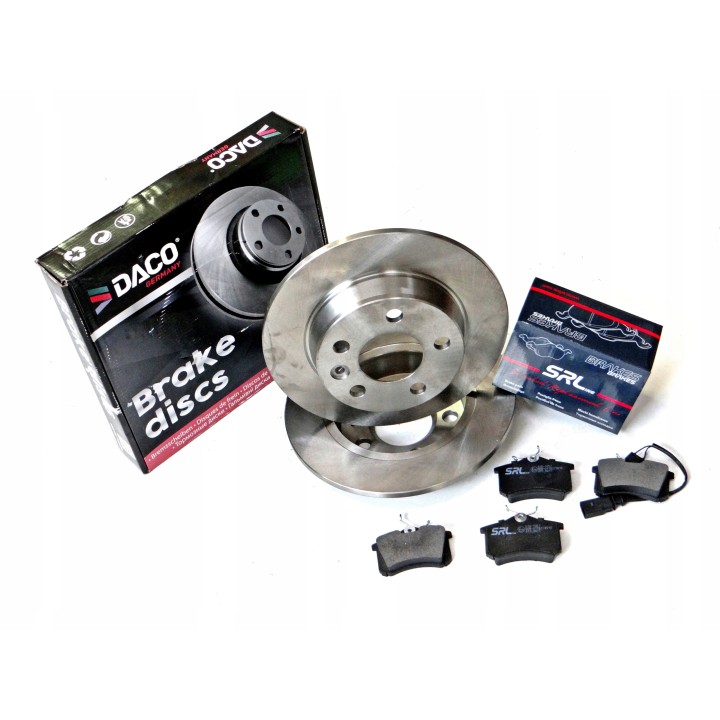 TARCZE + KLOCKI TYŁ FORD GALAXY VW SHARAN 268MM