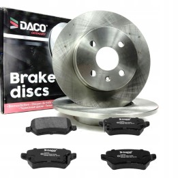 TARCZE + KLOCKI TYŁ OPEL ASTRA H MERIVA A COMBO C 264MM - 4 ŚRUBY