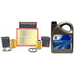 ZESTAW FILTRÓW + OLEJ 10W40 GM do OPEL ASTRA II G 1.7 DI DTI ! ISUZU