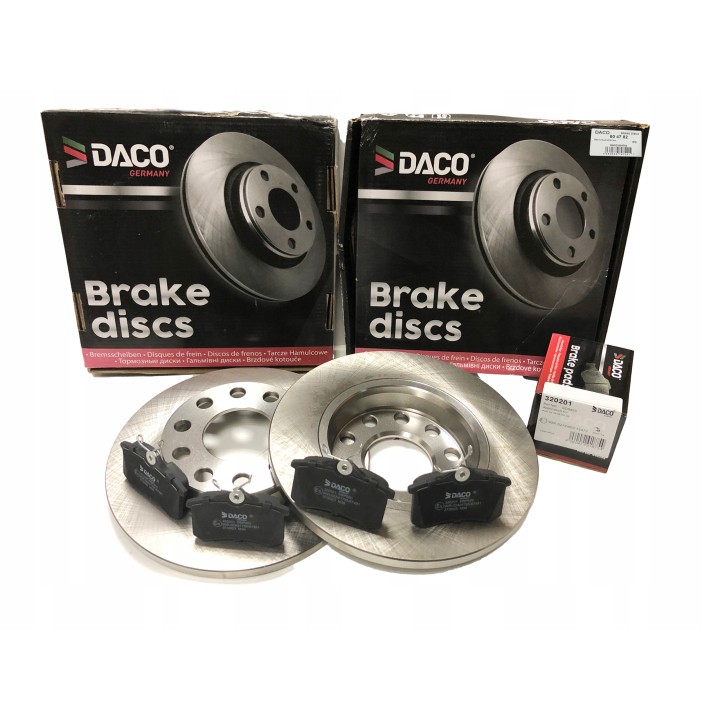 2X TARCZA HAMULCOWA KLOCKI TYŁ AUDI A4 B6 B7 255MM X 12MM