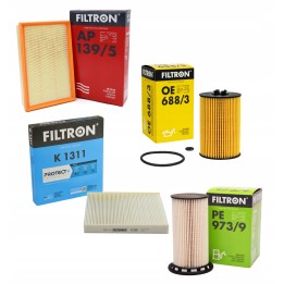FILTRON ZESTAW FILTRÓW SKODA OCTAVIA III SUPERB KODIAQ VW T-ROC 1.6 2.0 TDI