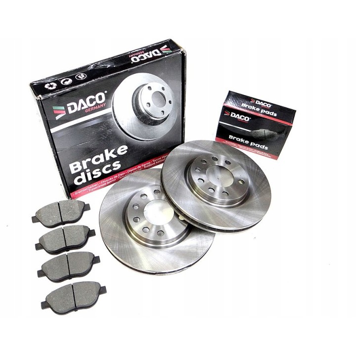 TARCZE + KLOCKI PRZÓD ZESTAW OPEL CORSA D 278MM 1.4 1.7 CDTI