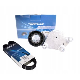 NAPINACZ PASKA OSPRZĘTU + PASEK WIELOROWKOWY FORD FIESTA FOCUS 1.6 TDCI