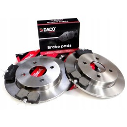 TARCZE + KLOCKI HAMULCOWE TYŁ FORD FOCUS I MK1