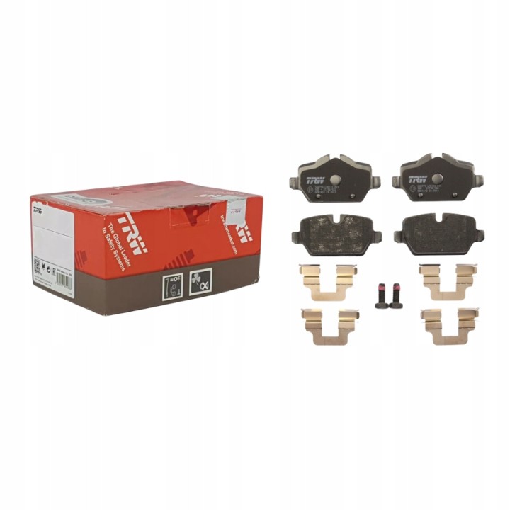 KLOCKI HAMULCOWE TYLNE DO BMW E81 E87 E90 E91 E91 TYŁ SYSTEM LUCAS TRW