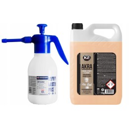K2 AKRA PŁYN DO MYCIA SILNIKA 5L +OPRYSKIWACZ 1,5L