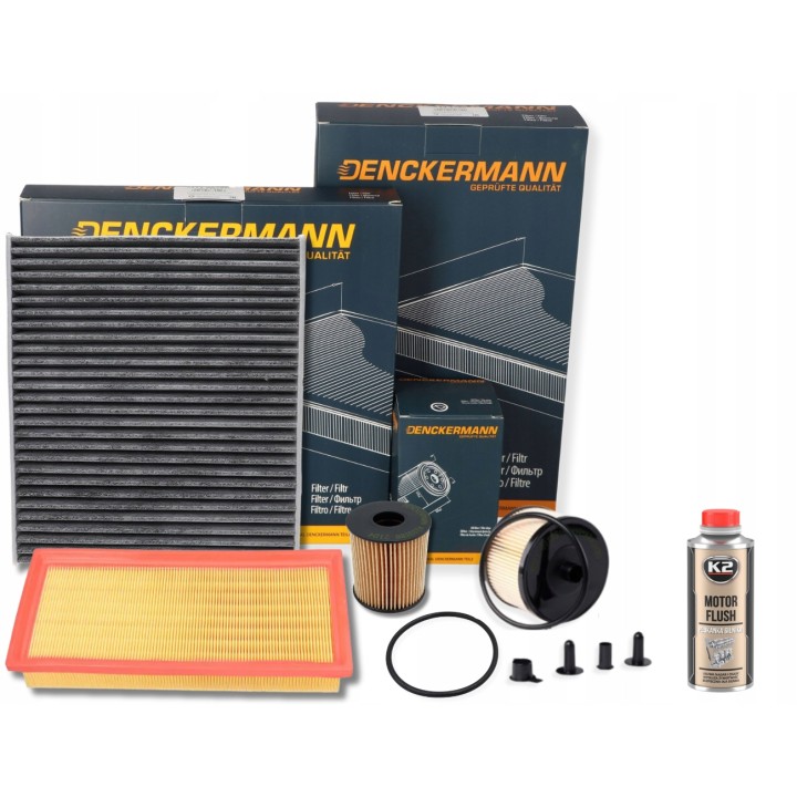 PŁUKANKA + ZESTAW FILTRÓW CITROEN C5 III PEUGEOT 407 2.0HDI