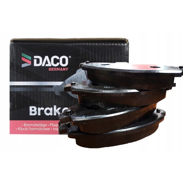 KLOCKI HAMULCOWE PRZÓD do BMW X5 X6 E70 E71 ZESTAW DACO