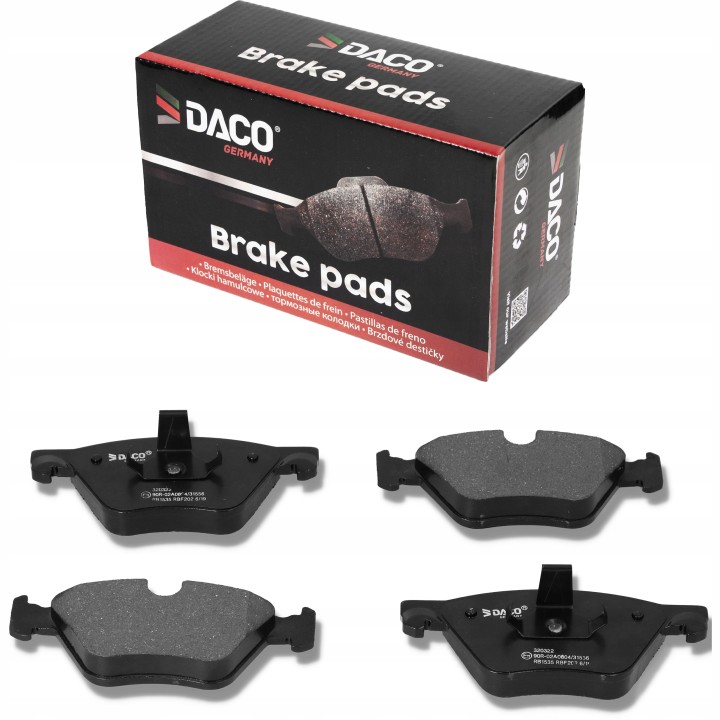 KLOCKI HAMULCOWE PRZÓD do BMW F10 F11 5 DACO GERMANY