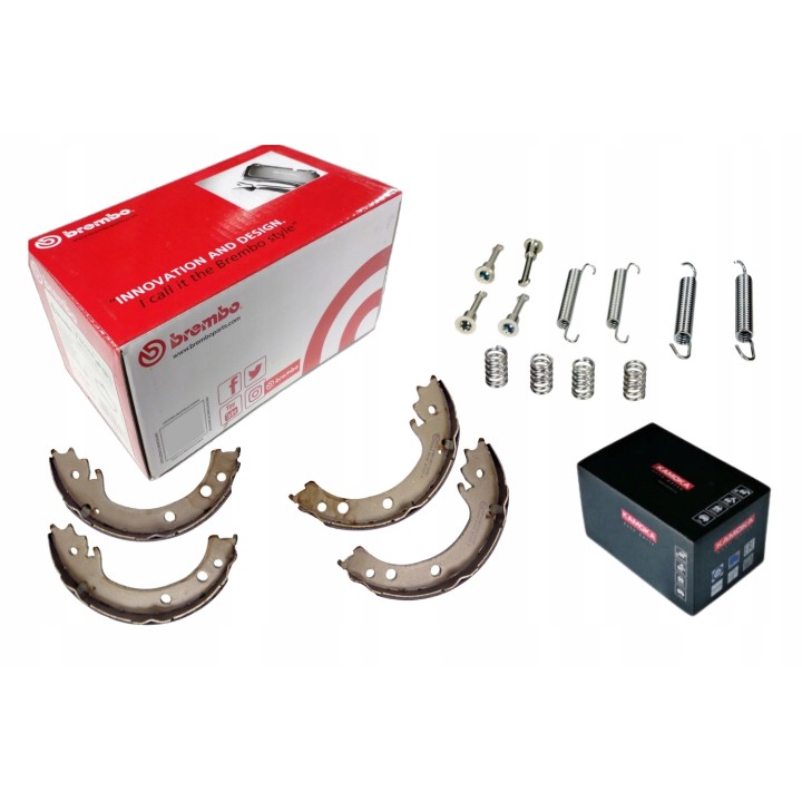 SZCZĘKI HAMULCOWE SPRĘŻYNKI MONTAŻOWE BMW E46 E36 E90 F30 E87 185MM