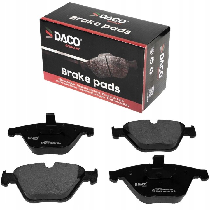 KLOCKI HAMULCOWE PRZEDNIE DO BMW 3 E90 E91 6 E60 61 E65 E63 PRZÓD