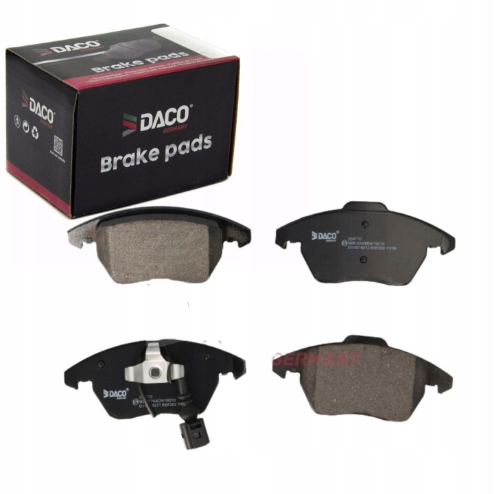 KLOCKI HAMULCOWE PRZÓD AUDI A3 A1 TT SKODA FABIA OCTAVIA SUPERB SEAT