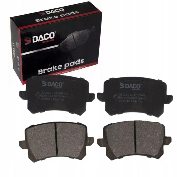 KLOCKI HAMULCOWE TYLNE DO AUDI A6 C6 VW PASSAT B6 B7 TIGUAN SHARAN