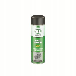 BOLL LAKIER TERMICZNY 500ML W AEROZOLU CZARNY 650°C / BOLL
