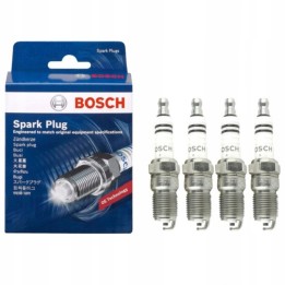 4 ŚWIECE ZAPŁONOWE BOSCH WR7DC VW OPEL AUDI VOLVO
