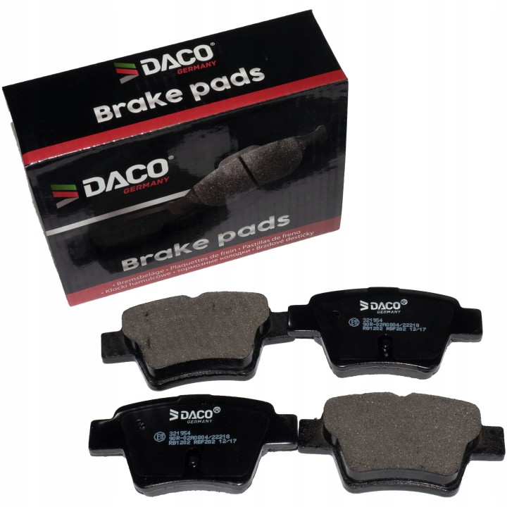 KLOCKI HAMULCOWE TYL do CITROEN C4 PEUGEOT 207 307