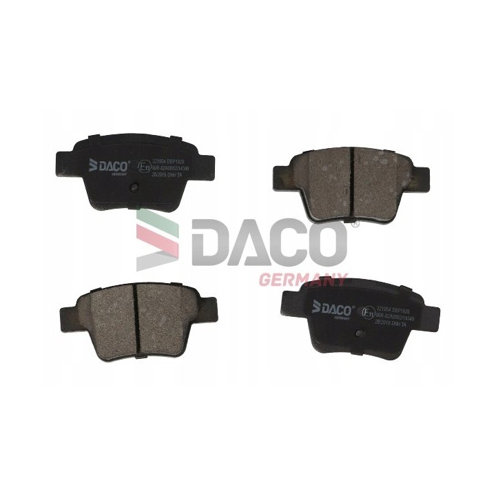 KLOCKI HAMULCOWE TYL do CITROEN C4 PEUGEOT 207 307