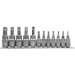 YATO ZESTAW KLUCZY TORX NA SZYNIE 12CZ.