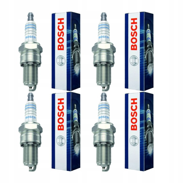 4X ŚWIECE ZAPŁONOWE BOSCH 0242240592 VW AUDI OPEL FORD RENAULT SUBARU VOLVO