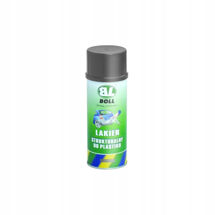 BOLL LAKIER STRUKTURALNY DO PLASTIKU SZARY SPRAY 400ML / BOLL