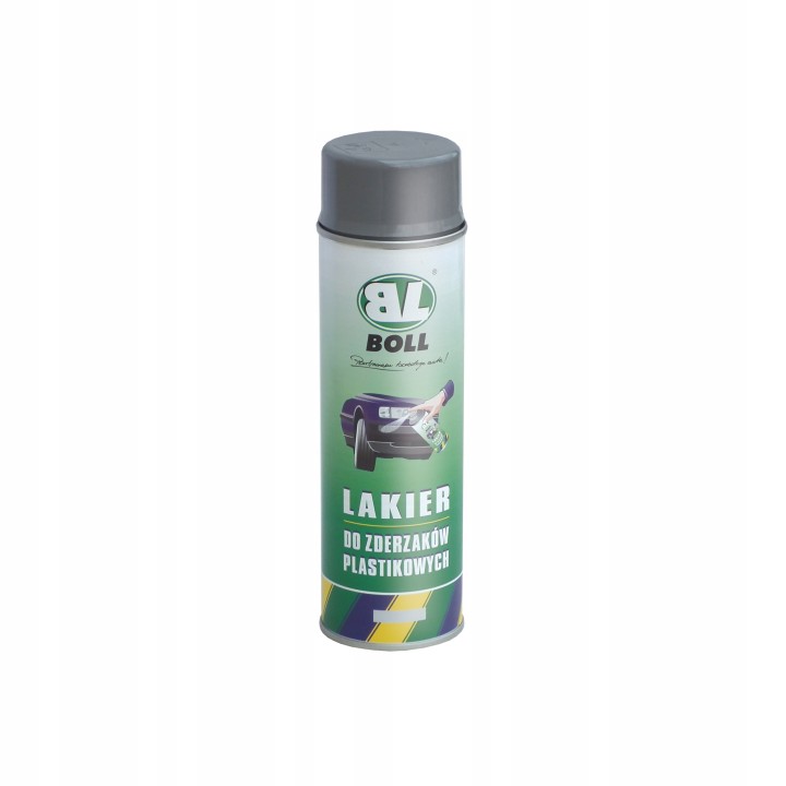 BOLL LAKIER AKRYLOWY 500ML DO ZDERZAKÓW PLASTIKOWYCH W AEROZOLU JASNO SZARY