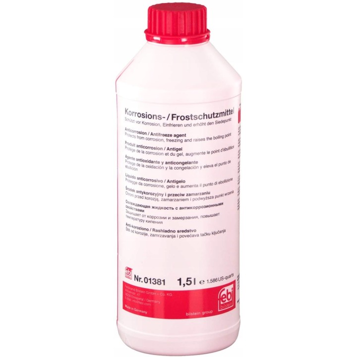 PŁYN DO CHŁODNIC FEBI G12 1,5L KONCENTRAT CZERWONY