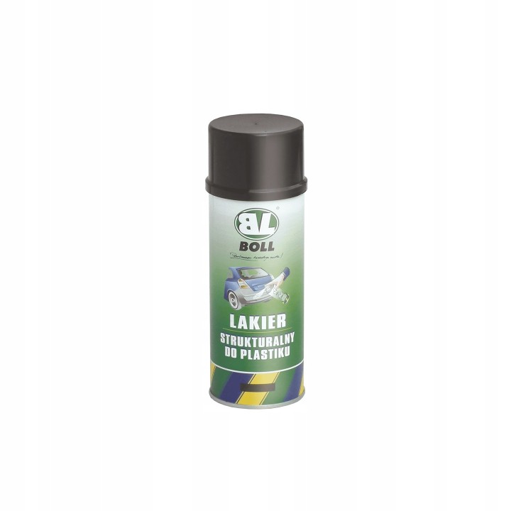 BOLL LAKIER STRUKTURALNY DO PLASTIKU 400ML CZARNY SPRAY / BOLL