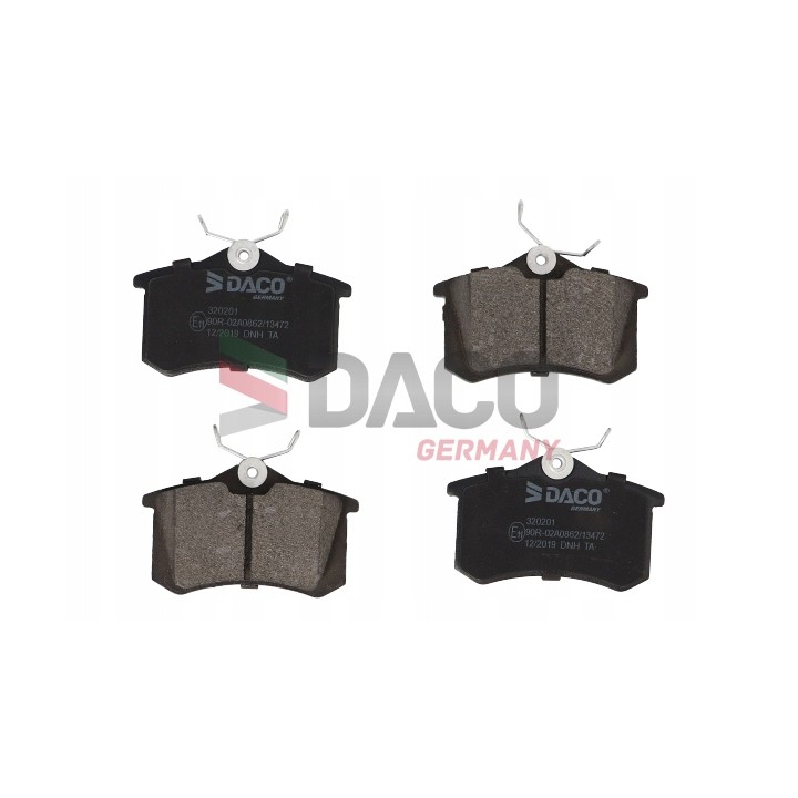 KLOCKI HAMULCOWE TYLNE DO AUDI A4 B6 B7 A6 C5 GOLF EXEO